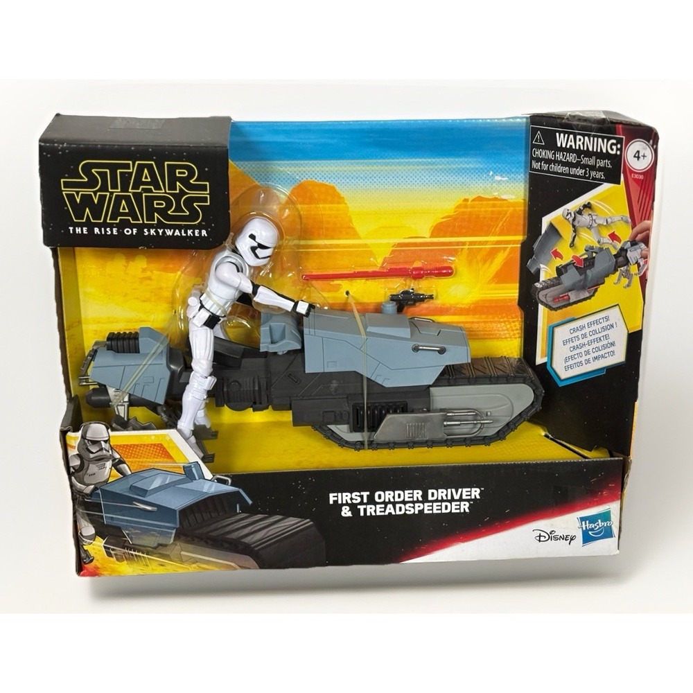 Star Wars First Order Driver & Treadspeeder Rise of Skywalker Disney NEW in Box